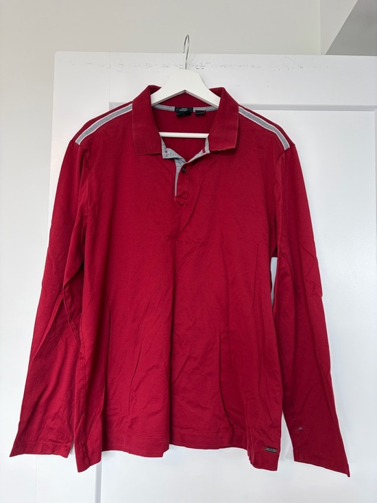 Boss Other - Boss Dark Red & Gray Polo Shirt – Size XXL